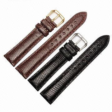 Leather Wristwatch Straps, OEM/ODM Services Offered