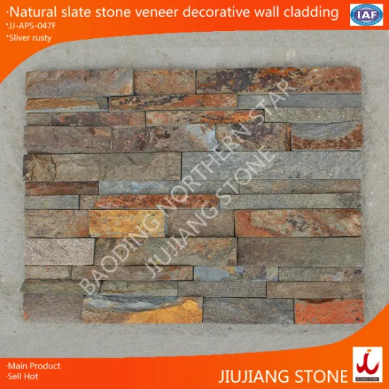 natural slate decorative wall cladding stone veneer