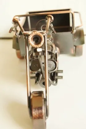 Metal Three-wheeled motorcycle model Toys