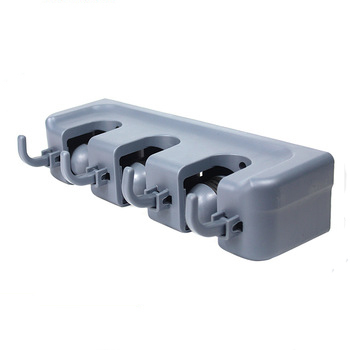 China Multifunction Plastic Behind Doors Mop and Broom Wall Holder
