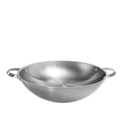 Stainless Steel Pow Wok With Handle