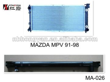 plastic radiator tank for car and radiator plastic tank for MAZDA MPV 91-98