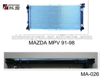 auto plastic radiator tank for car and radiator plastic tank for MAZDA MPV 91-98