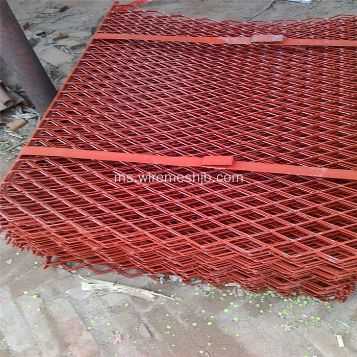 Galvanized / PVC Mendedahkan Mesh Logam Berkembang Untuk Pagar