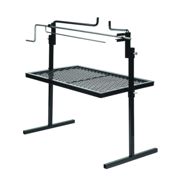 Santa Maria Grill Adjustable Height Outdoor Camping Charcoal Barbecue Spit Rotisserie Grill