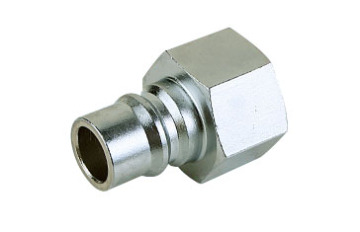 Mass flow female thread quick coupler 3/4 plug