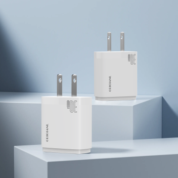 Original Dual Ports Fast Charger - Type-C PD 20W/30W Wall Adapter for iPhone, Samsung, Xiaomi, and OPPO