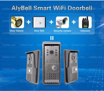 AlyBell waterproof IP55 night vision WiFi wireless Door Bell for Villa