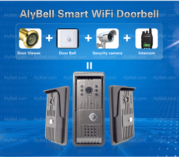 AlyBell waterproof IP55 night vision WiFi wireless Door Bell for Villa