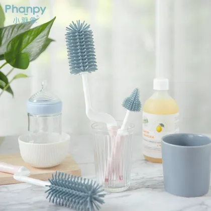 Baby Silicone Bottle&Nipple Brush Baby Pacifier Brush