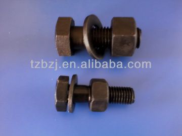 grade8.8/10.9 M8-M56 high tensile black bolt and nut