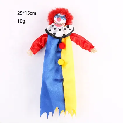 Cross-Border Halloween Decorations: Scary Clown Doll, Pendant, and Haunted House Party Props