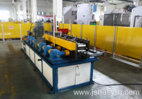 Elevator reinforcement roll pressing production line