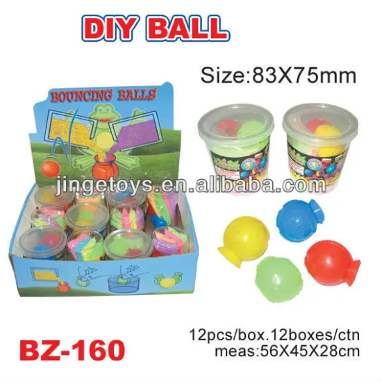 DIY ball,bouncing sand in the ball,Children DIY toys