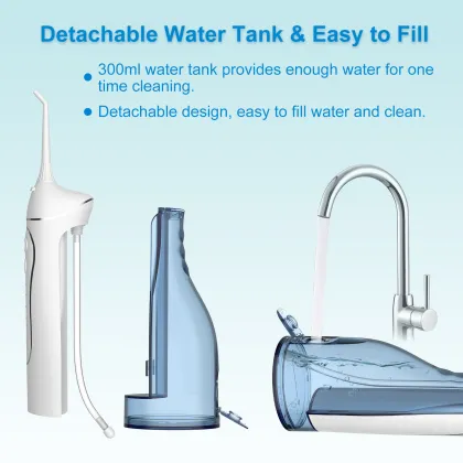 Water Flosser Dental Irrigator for Teeth and Braces - Cordless Water Floss