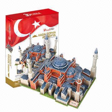 Hagia Sophia Emulation 3D Puzzle for Turkey Market, 37 x 31 x 23cm Size