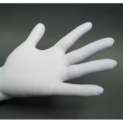 Gants de nitrile enduit de farine d&#39;avoine colloïdale