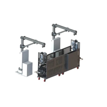 Parapet Mounted Slewing L Bracket for Facade Maintenance - BMU Davit Arm System