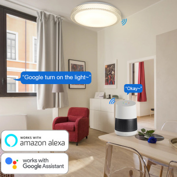Renkli göz kamaştırıcı tasarımcı Bluetooth LED tavan ışığı