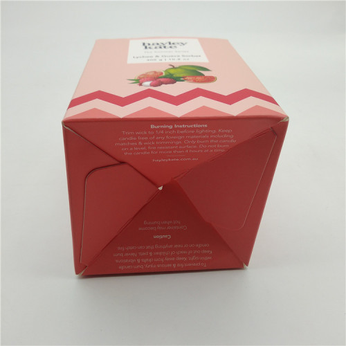 Custom Flat Packed Candle Boxes with Logo