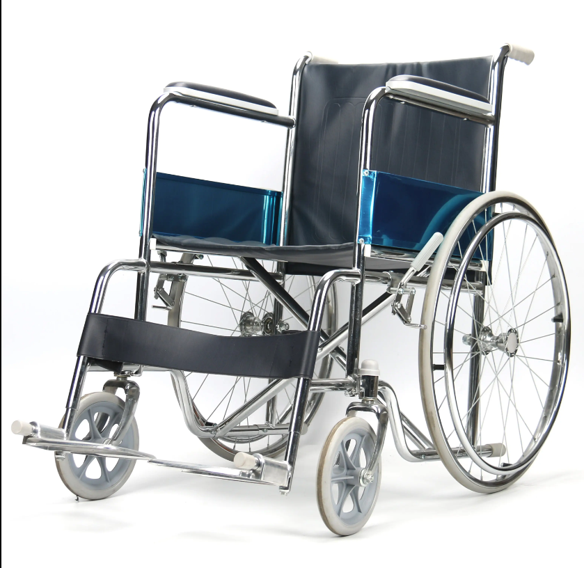 Steel type wheelchair for sale