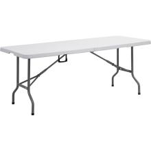 Table pliante rectangulaire en plastique de 6 et 8 pieds