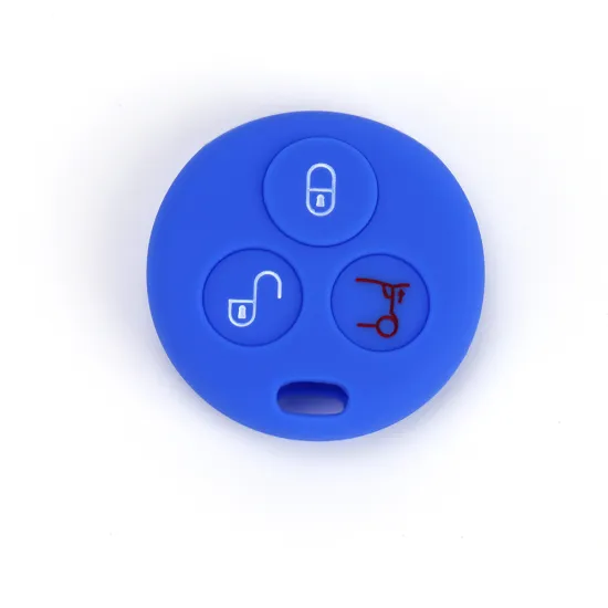 Silicone rubber mercedes remote key fob cover case