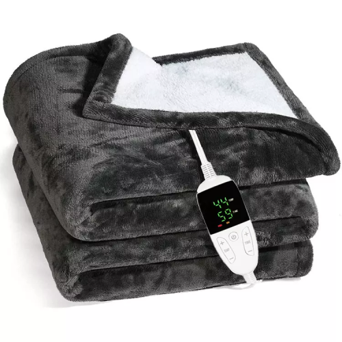 Heating Plush Blankets Throw Size Electric Heated Blanket