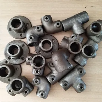 antique decoration cast iron pipe clamps
