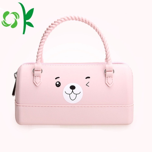 Silicone dễ thương phụ nữ Lady Hand Bag Purse Bag