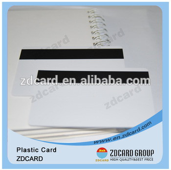 printing plastic magnetic card/blank plastic magnetic cards/plastic magnetic stripe vip card