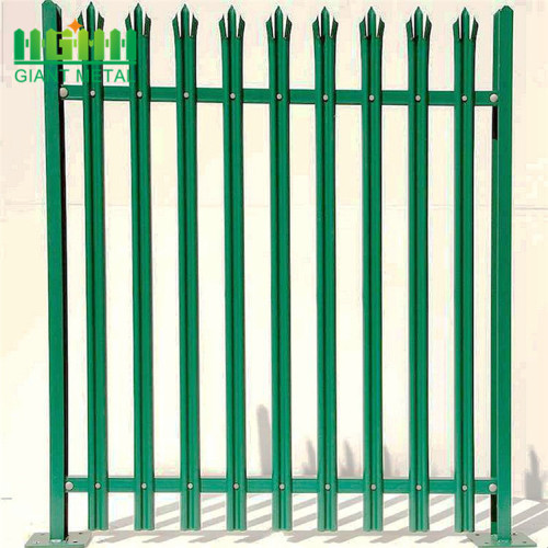 Thép mạ kẽm W Phần Palisade Vườn hàng rào