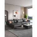 Sofá de esquina elegante moderno con diseño elegante de piernas