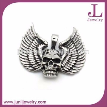 Eagle Wing Skull Vintage, Stainless Steel Men's Pendant Necklace