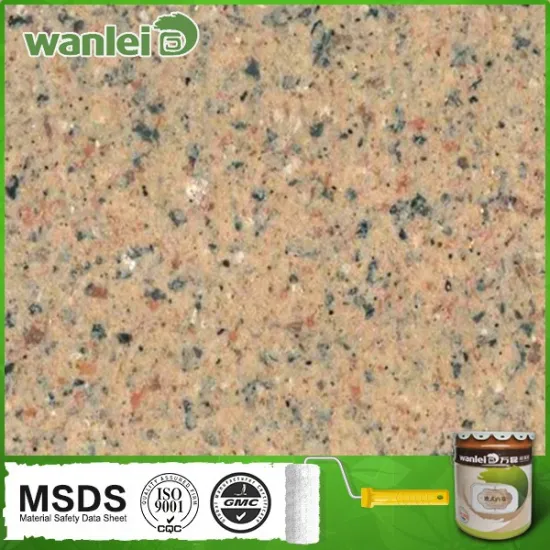 Strong texture and colorful water based granite effect stone paint
