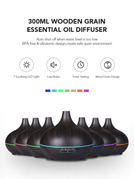 Difusor do óleo essencial do aroma do ar de 7 cores