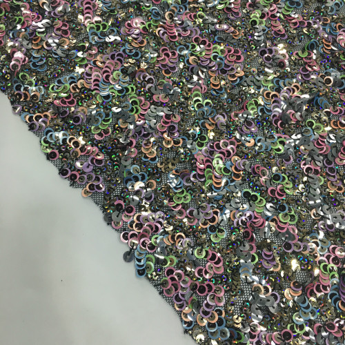 2019 Winter Stage Sequins Embroidery Fabric