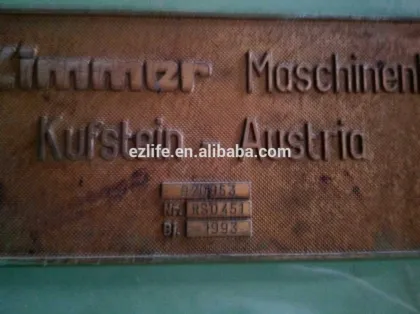 USED Austria Zimmer Second Hand Rotary Screen Printing Machine