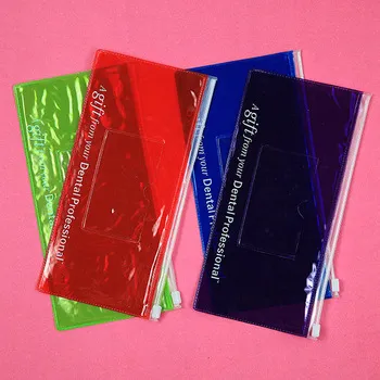 Sparkle glitter soft Zipper lock PVC bag