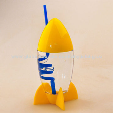 300mL Best Selling Plastic Kids' Water Bottle, PP Top and Bottom