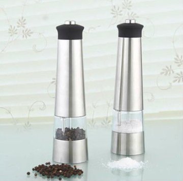 stainless steel electric pepper mill /salt & pepper mill