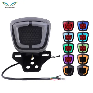 LED Motorcycle Rear Lights - Brake, Turn Signal, and Tail Light