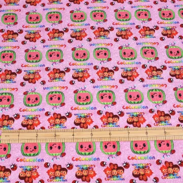Wholesale Custom Printed Bamboo Spandex Fabric 95% Bamboo 5% Spandex Soft Cartoon Baby Fabric