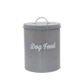 Contenedor de comida para perros de metal duradero