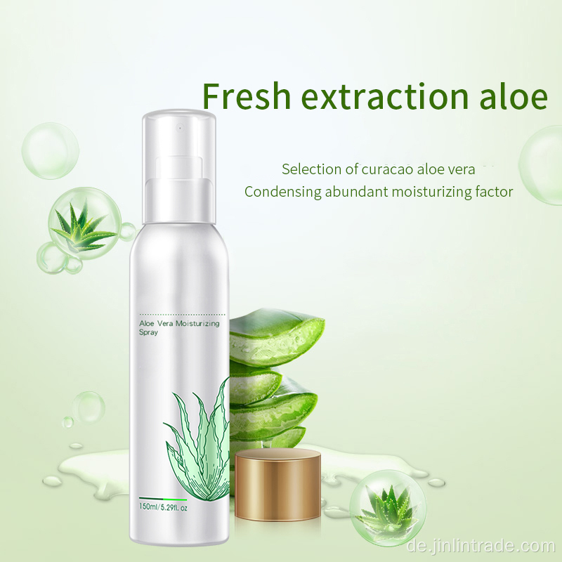 Beruhigendes Aloe Vera-Wasser-feuchtigkeitsspendendes Gesicht Tonerspray