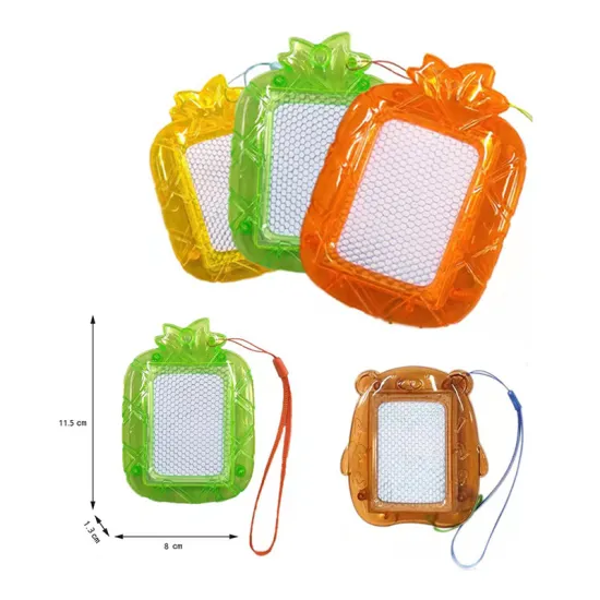 Portable Magnetic Mini Writing Pad and Doodle Toy with Backpack Keychain Clip - Perfect for Creative Kids and On-the-Go Sketching