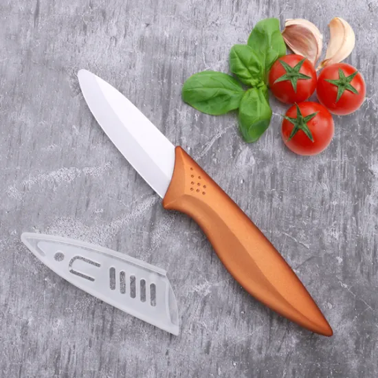 Copper Handle Ceramic Knife 3 Inches Fruit Knife