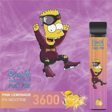 RandM Max Pro Cartoon Style Disposable Vape Pods
