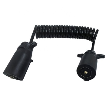  Heavy Duty 7 Pin American Trailer Plug 2m Wiring Cable for Truck