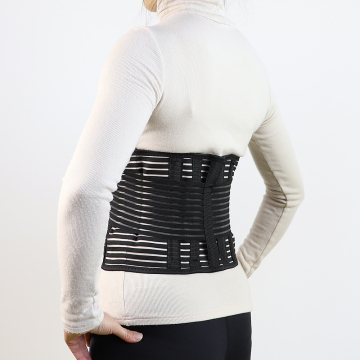 Breathable Adjustable Double Pull Elastic Back Belt for Lumbar Support and Back Pain Relief
